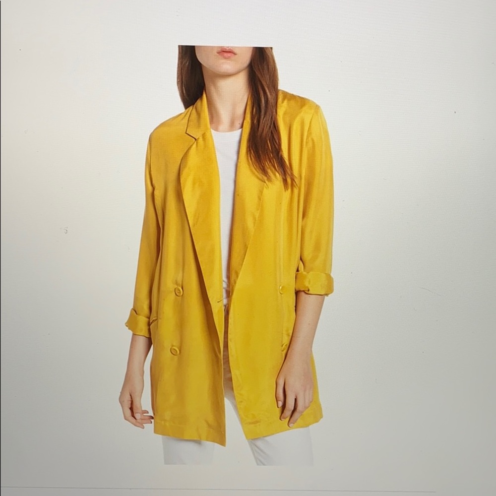 Golden yellow blazer/jacket